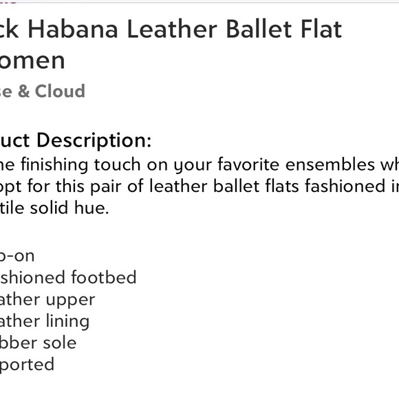 Musse & Cloud Habana Ballet Flat in Black - Picture 12 of 12